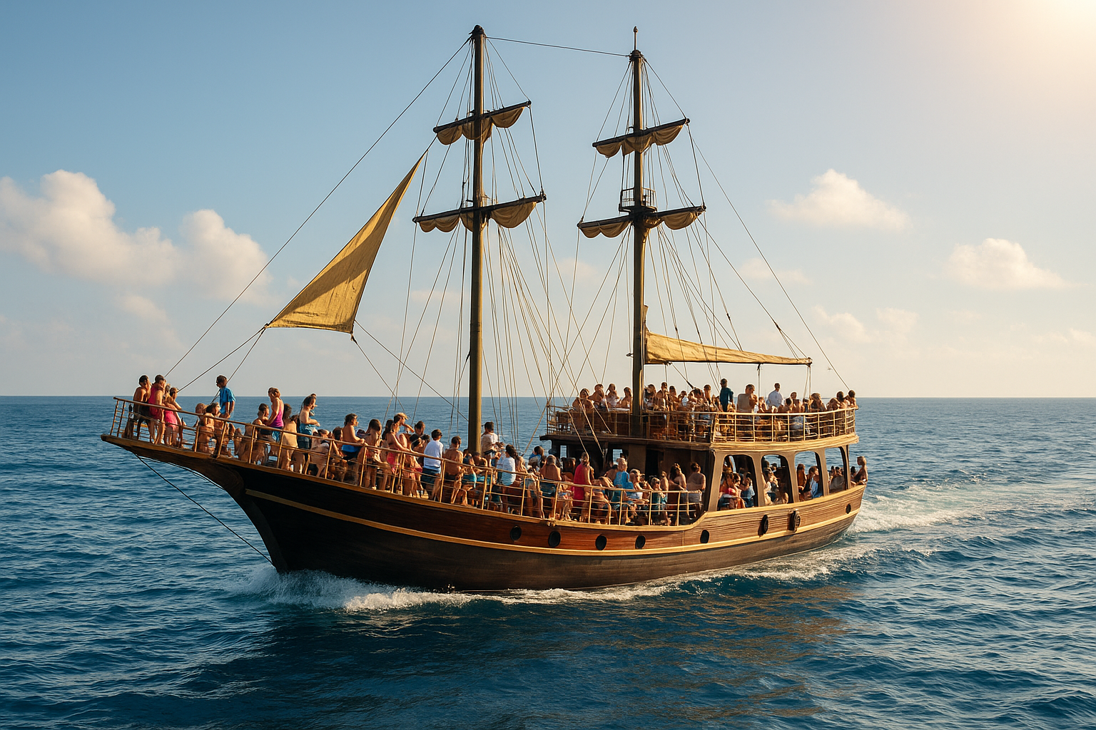 Delfin Tekne Turu ile Alanya tatilinize eğlence, yüzme molaları ve müzik dolu unutulmaz saatler ekleyin! Detaylar ve rezervasyon Best of Alanya’da!