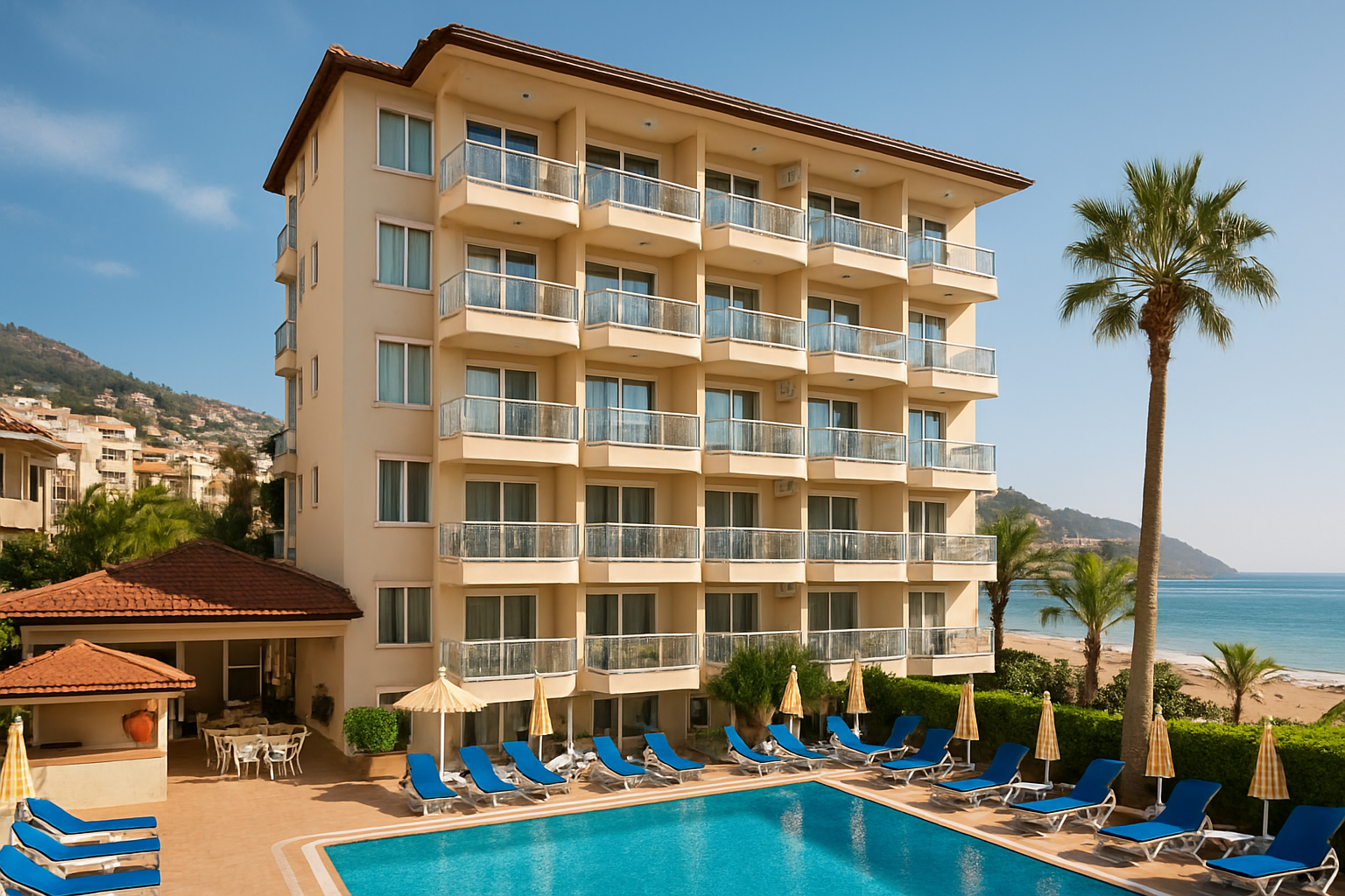 Kleopatra Plajı’na 200 metre uzaklıktaki Cihan Hotel ile Alanya’da sakin, merkezi ve konforlu bir tatil yapın. Detaylar Best of Alanya’da sizi bekliyor!