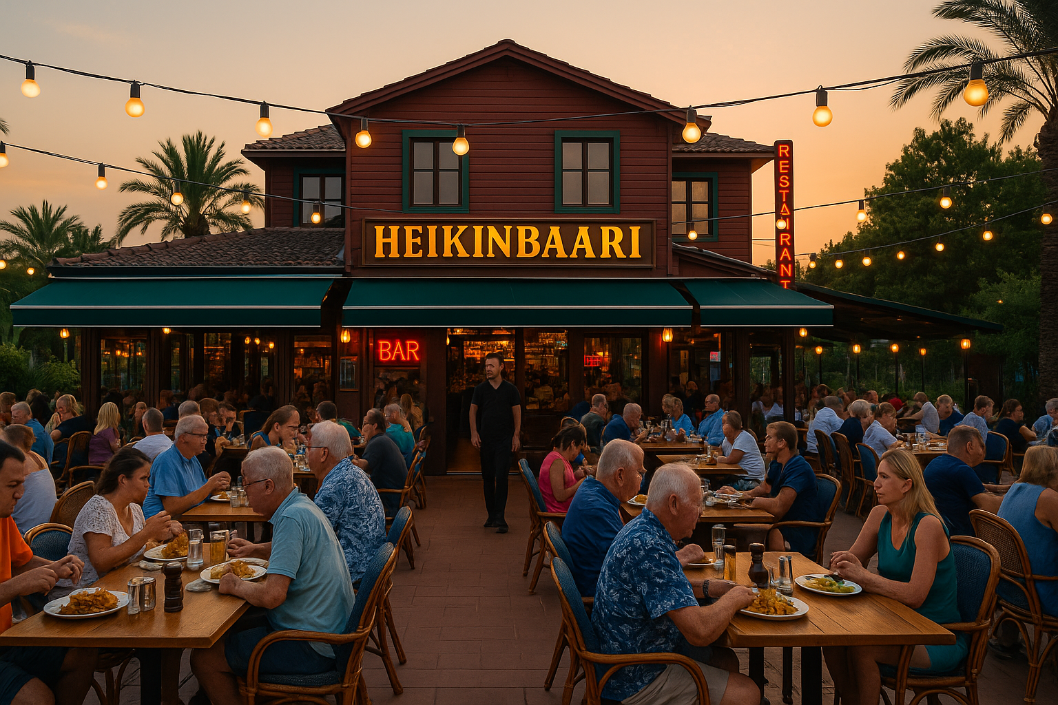Alanya'da lezzet ve eğlencenin adresi Heikinbaari Restoran, canlı müzik ve özel menüsüyle tatilinizi unutulmaz kılıyor. Detaylar Best of Alanya'da!