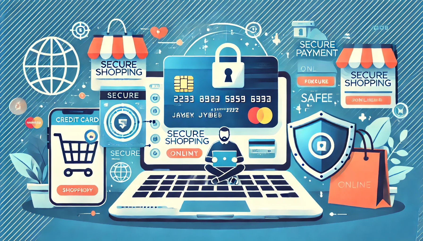 "Kredi kartıyla güvenli alışveriş, modern ödeme yöntemleriyle dolandırıcılıktan korunma ipuçları."