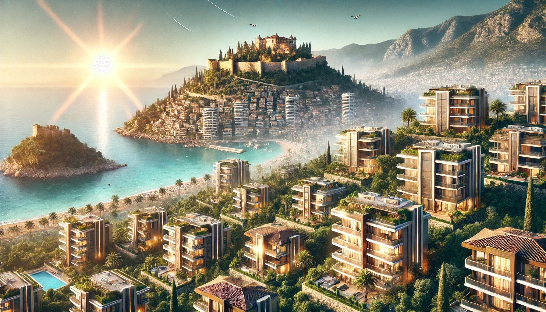 Alanya'nın emlak potansiyelini gösteren yatırım yapma fırsatları grafiği."