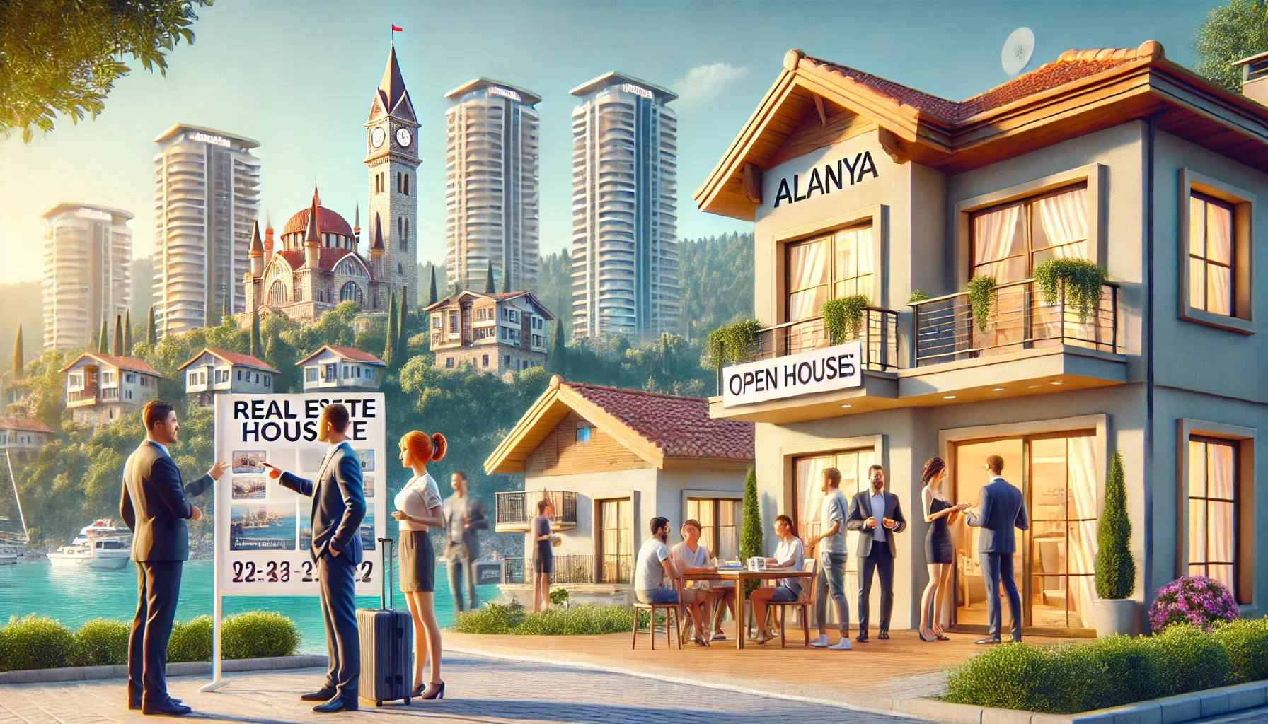 "Alanya’da Turizm yazlık konutlar, Akdeniz kıyısında lüks ve konfor sunuyor."