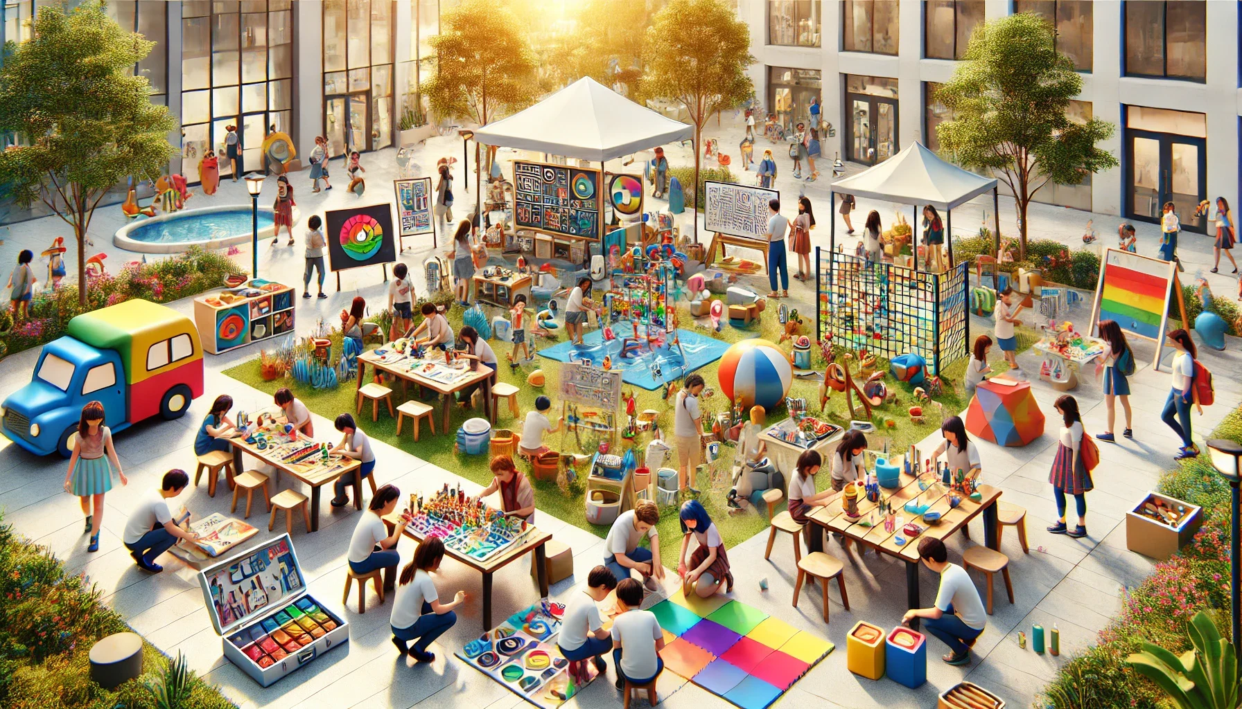 Yaratıcılığı destekleyen eğitim modelleriyle tasarım odaklı bir sınıf etkinliği."