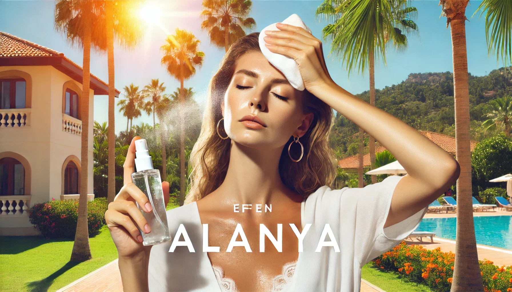 "Alanya’daki bir spa merkezinde cilt uzmanı, tropikal iklimin etkilerine karşı derinlemesine nemlendirme bakımı uyguluyor."