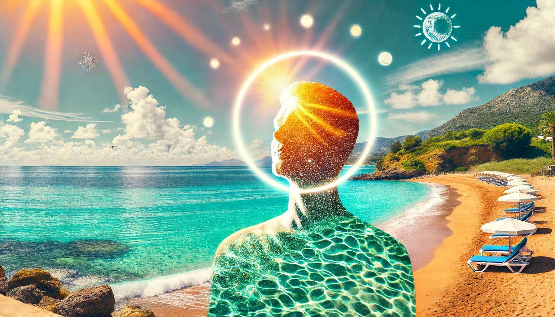 Deniz ve Güneşin suyunun cilt üzerindeki olumlu ve olumsuz etkileri; Alanya’nın sıcak ikliminde sağlıklı cilt bakımı önerileri.