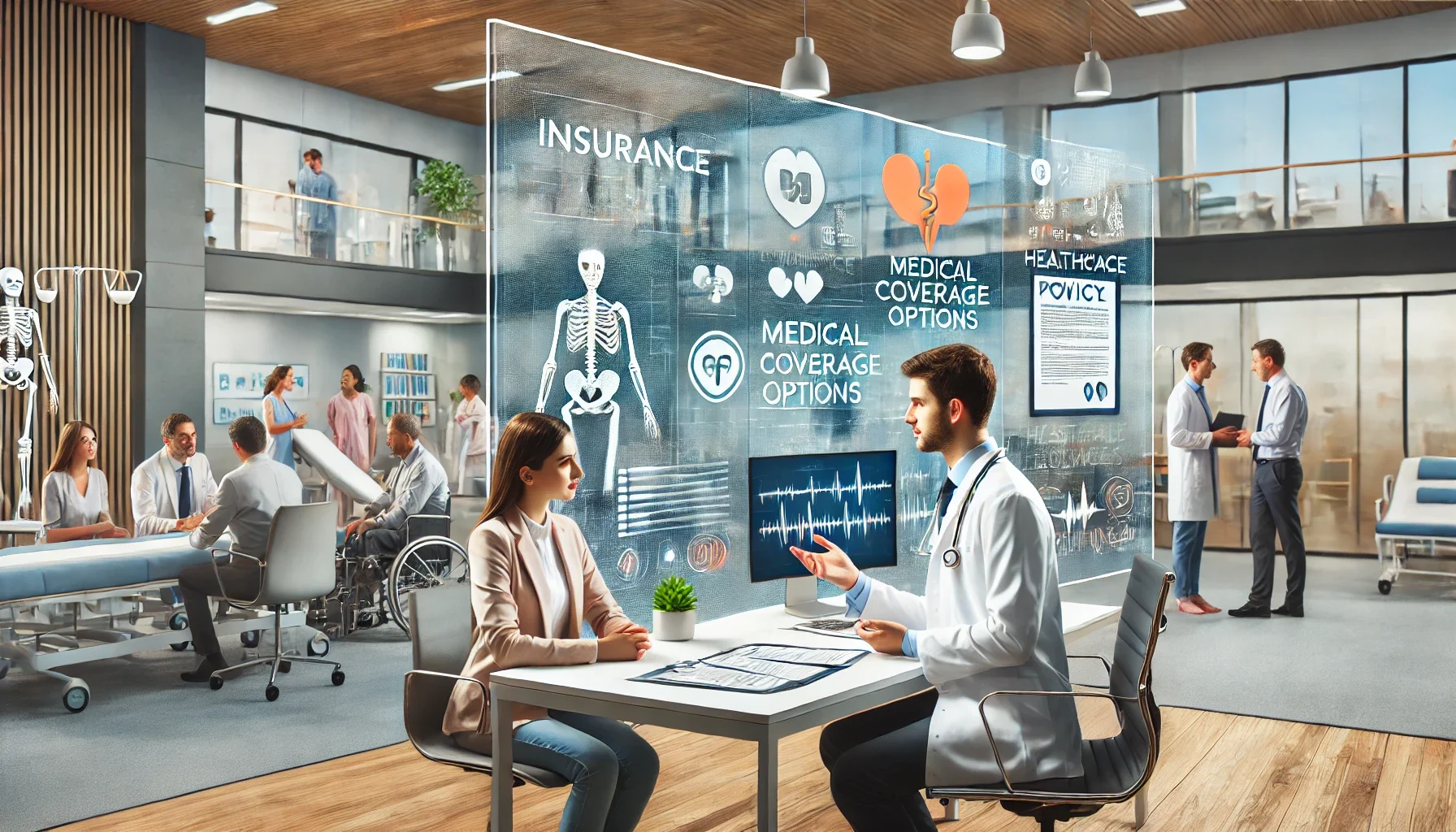 "Alanya’da sigortalılar için devlet ve özel hastanelerde sunulan sağlık hizmetleri."