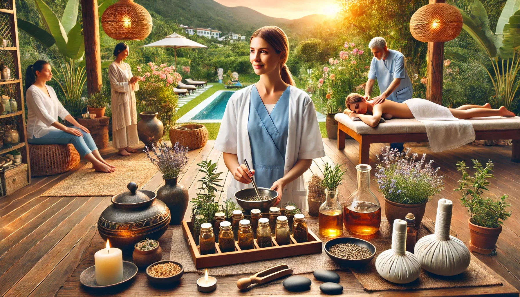 Alanya’da bitkisel tedavi ve alternatif tıp yöntemleri sunan uzmanlar."