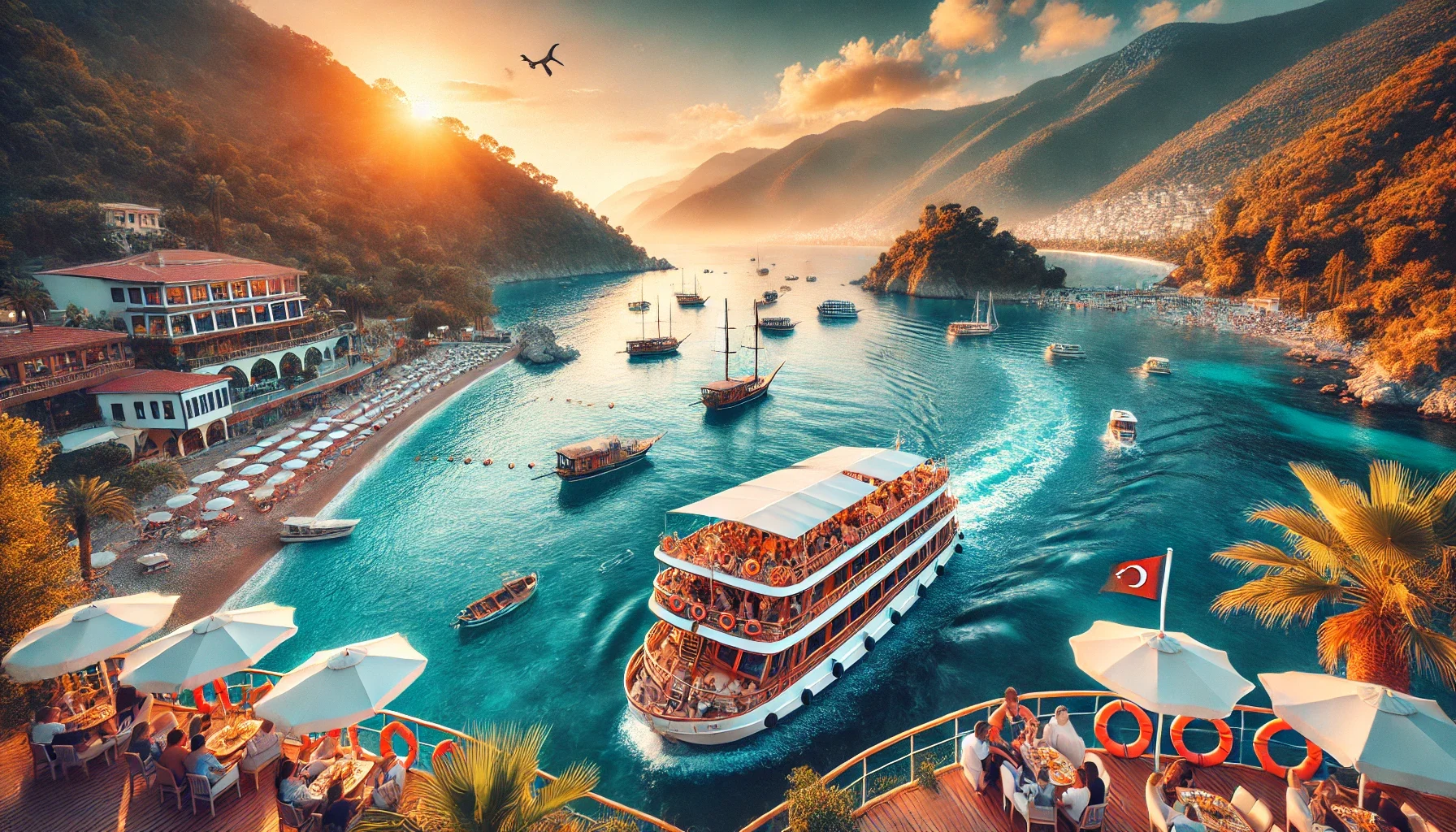 "Alanya’da mavi yolculukla keşfedilecek en güzel koylar ve plajlar."