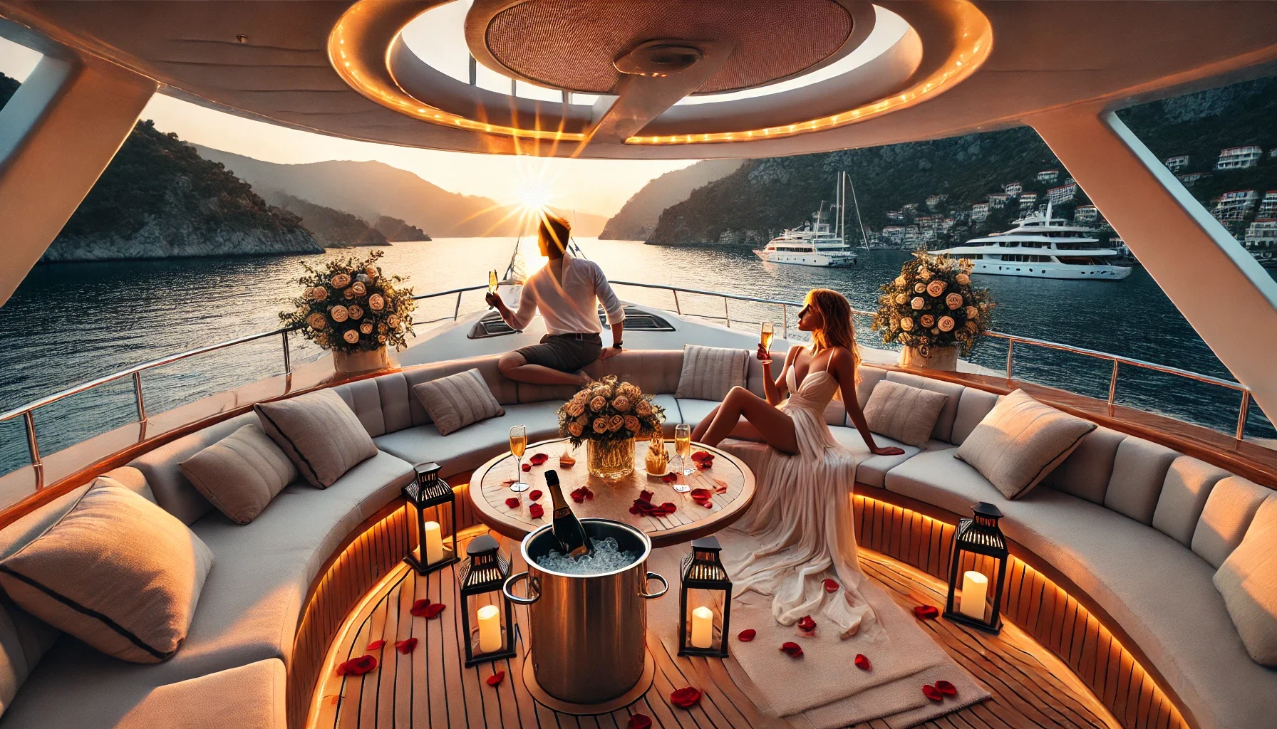 "Balayı çiftlerine özel Alanya’da romantik tekne turu ile unutulmaz anlar yaşayın."