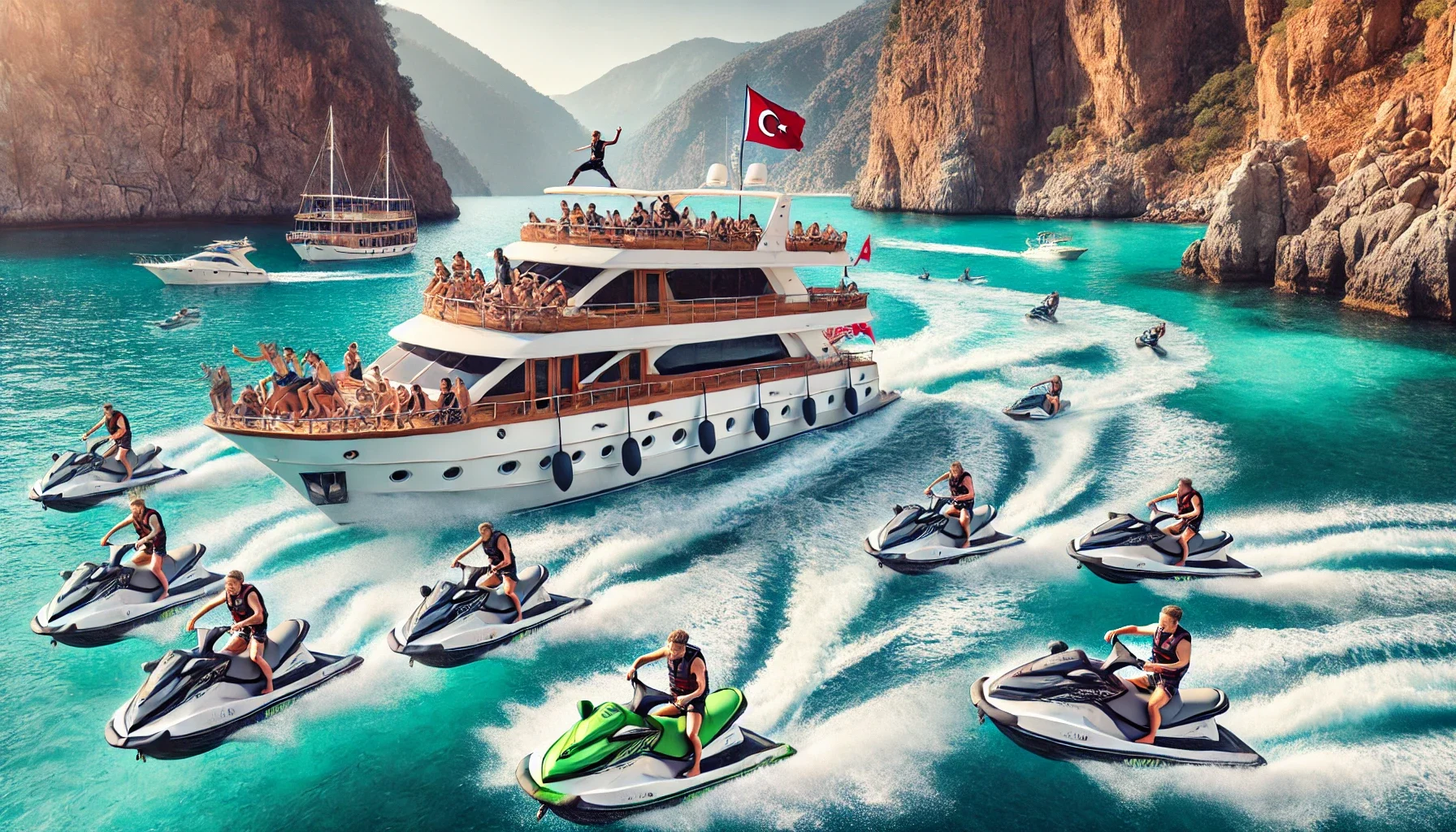 "Alanya’da jet ski ve tekne turu deneyimini birleştiren en eğlenceli su sporları aktivitelerini keşfedin."