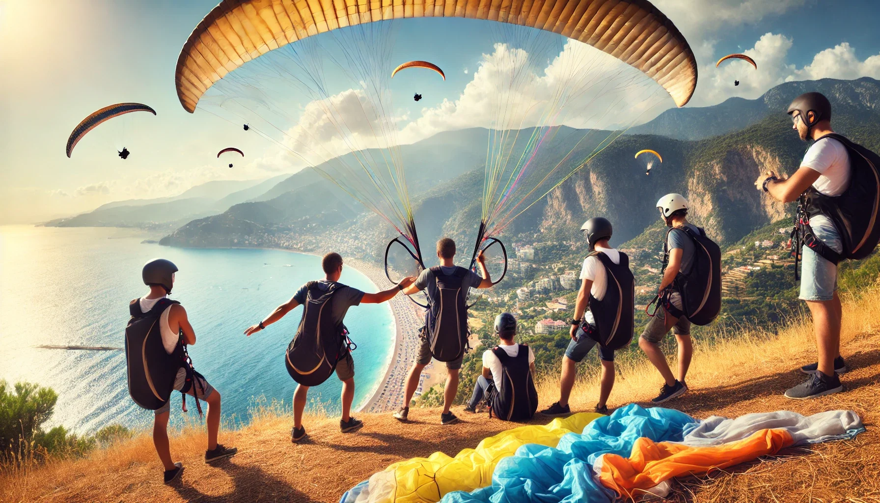 "Alanya’da yamaç paraşütü eğitimi alarak profesyonel uçuş tekniklerini öğrenin ve gökyüzüne hazırlanın."