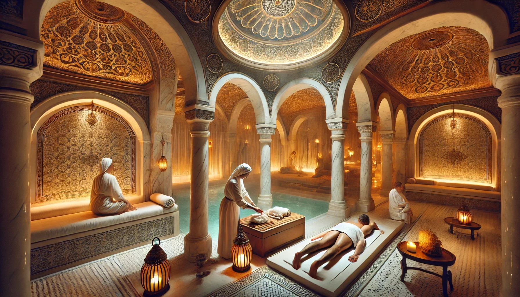 "Stres ve yorgunluğa veda etmek için Alanya’da buhar banyosu, kese ve köpük masajı deneyimini keşfedin."