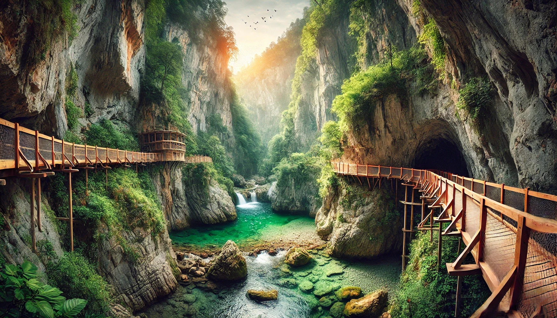 "Alanya’nın doğal güzelliklerini keşfetmek için Sapadere Kanyonu turuna katılın ve gizli mağaraların büyüleyici atmosferini deneyimleyin."