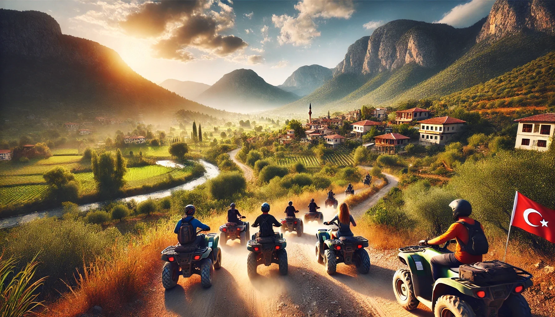 "Alanya’nın eşsiz doğal güzelliklerini ATV safari ile keşfedin, macera ve keşif dolu bir gün yaşayın."