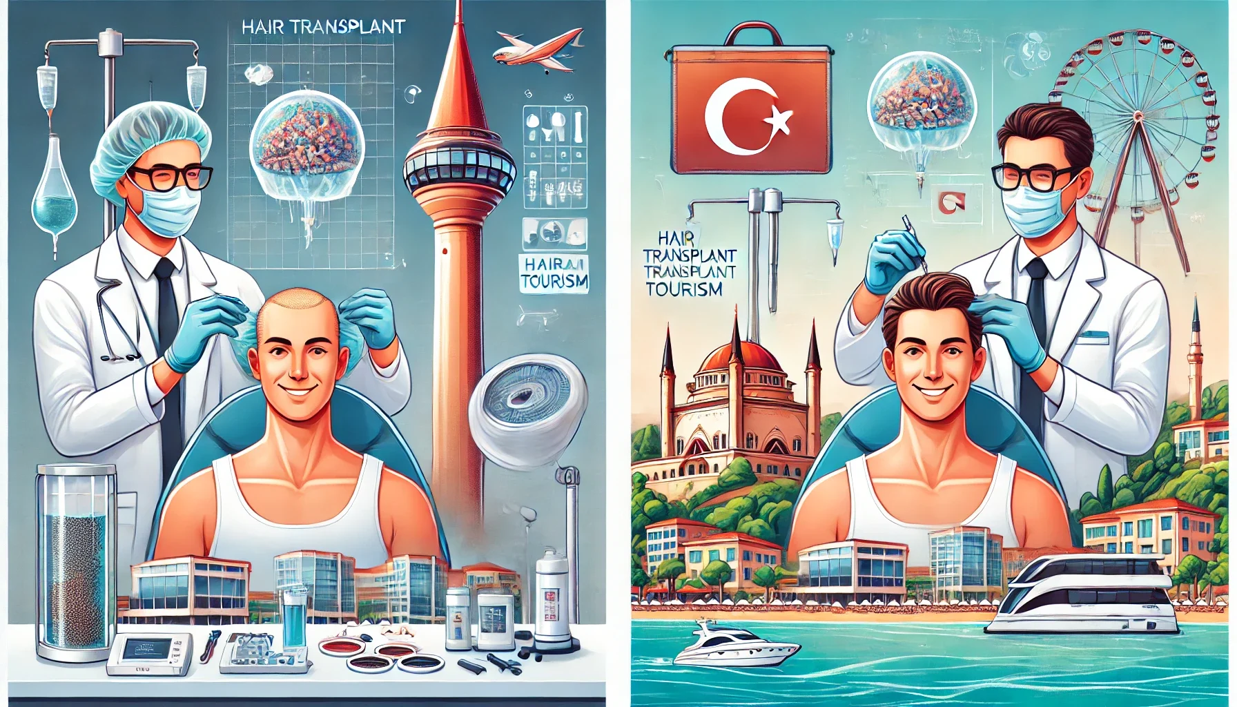 "Doğal Görünüm için Alanya'da Saç Ekimi Turizmi Gözde Olmaya Devam Ediyor"