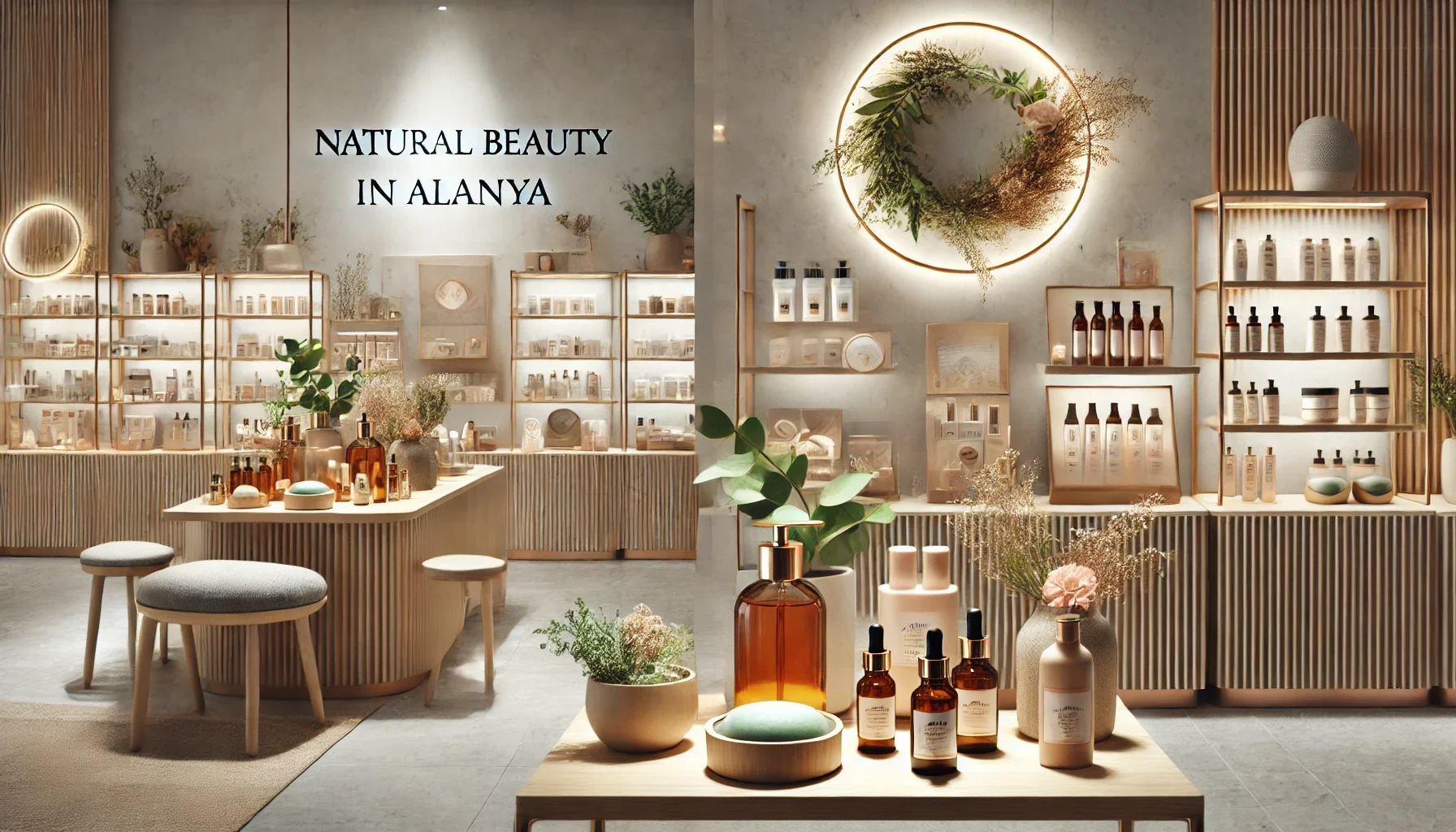 Doğal içeriklerle hazırlanmış yeni nesil kozmetik ürünleri Alanya’da sizlerle.