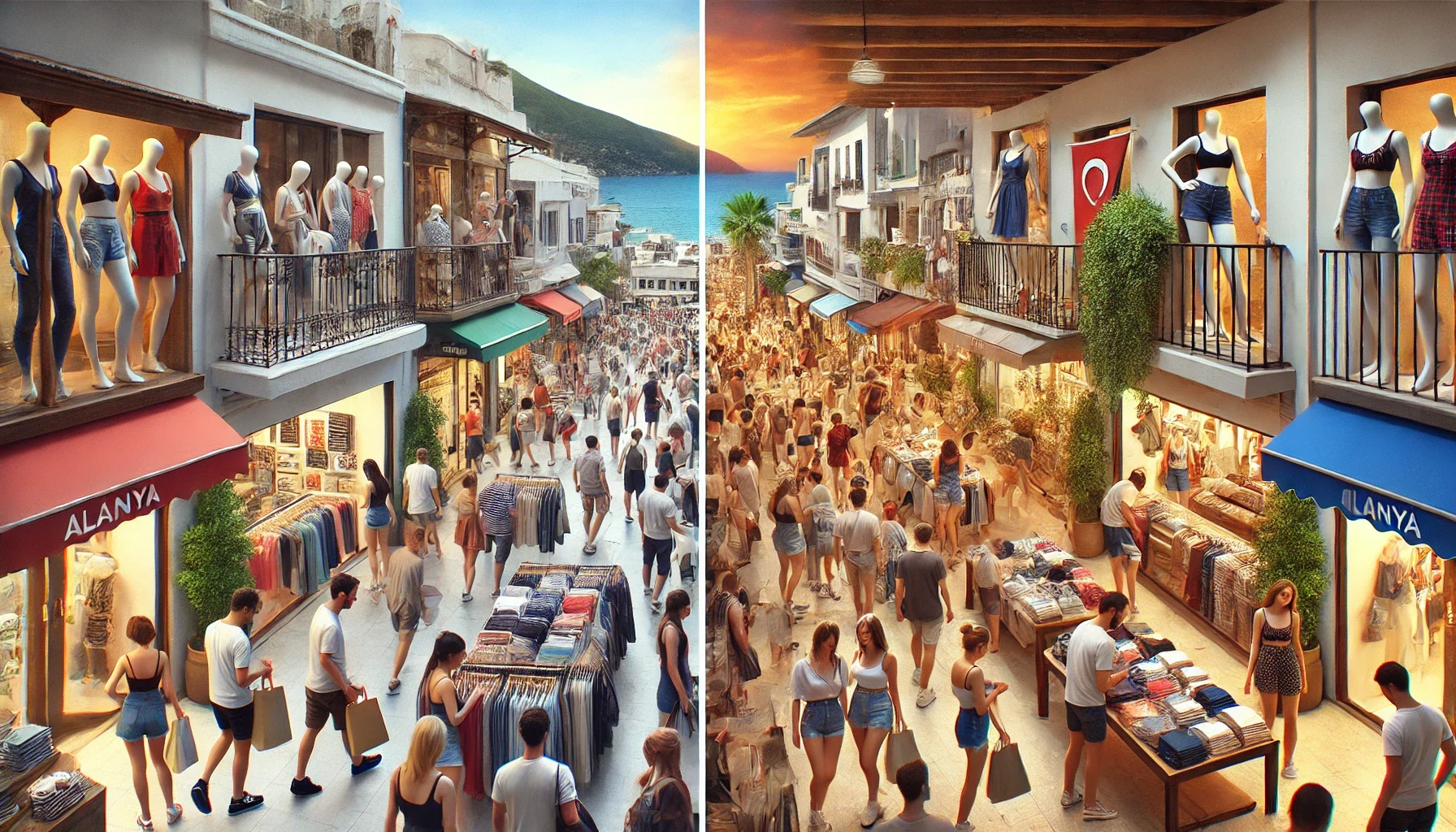 Alanya’da turistlerin alışveriş çılgınlığı: Giyim sektöründe rekor satışlar.