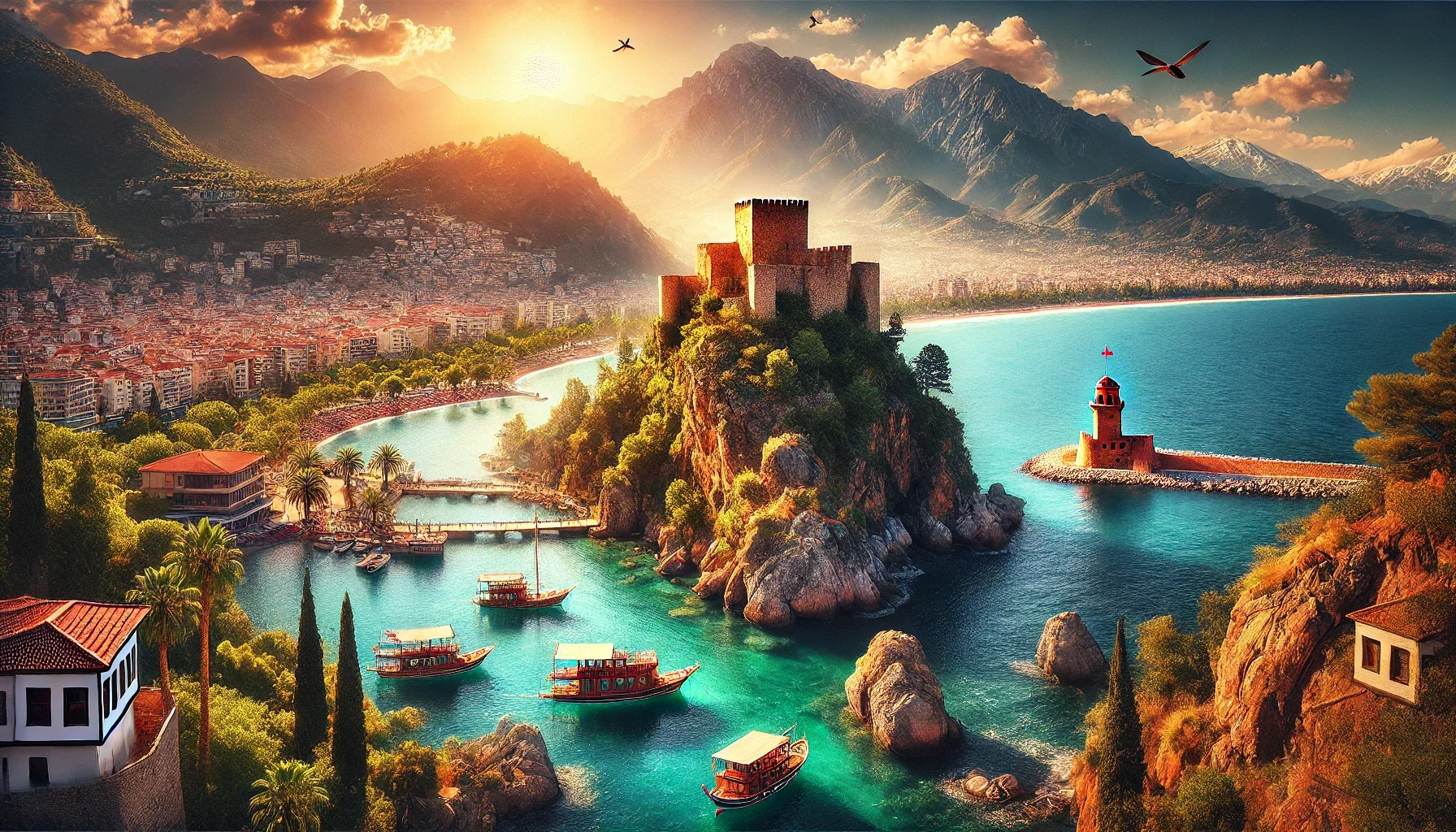 "Alanya’nın Tarihi ve Doğal Güzelliklerini Mini Şehir Turu ile Keşfedin!"