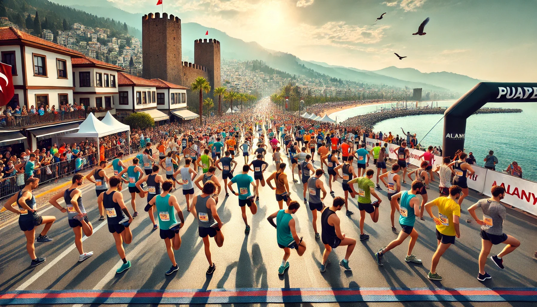 "Koşu Tutkunları Alanya’da Buluşuyor! Yarı Maratonu Heyecanı Başlıyor"
