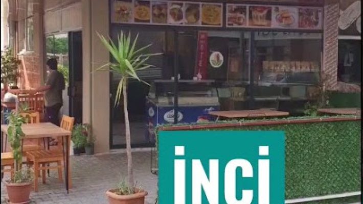 İnci Künefe Alanya’da sıcak servis edilen dondurmalı fıstıklı künefe tabağı