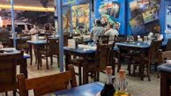 Deniz kenarında taze balık servis edilen masada Yeğen Balık Evi Alanya’nın lezzetli deniz ürünleri ve mezeleri.