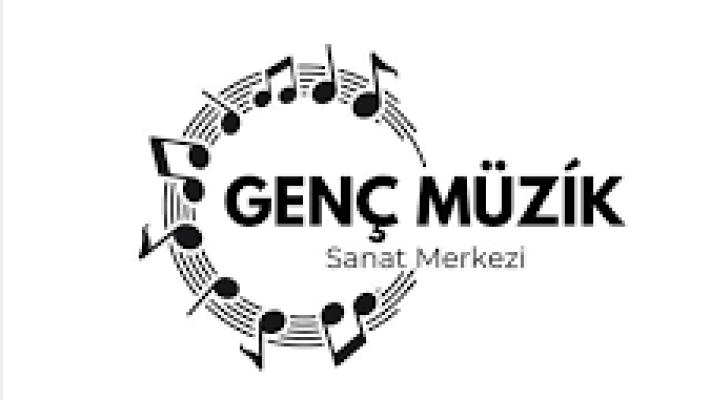 "Genç Müzik Sanat Merkezi öğrencileri enstrüman çalıyor ve müzik eğitimi alıyor, modern stüdyo ve eğitim materyalleri ile donatılmış bir öğrenme ortamında çalışıyor."
