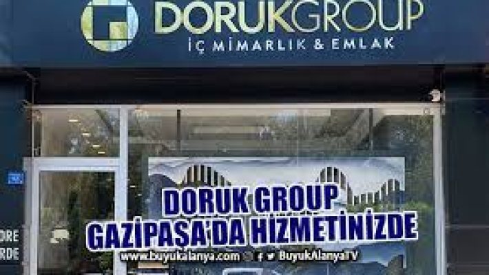 Doruk Emlak & İç Mimarlık’ın Alanya’daki modern konut projeleri ve iç mimarlık hizmetlerini gösteren görsel