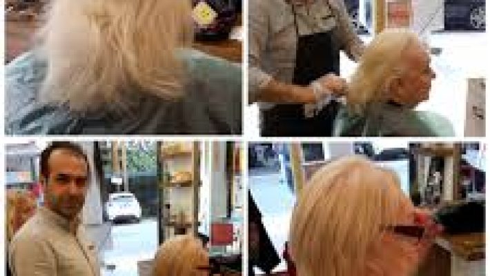 Anka Kuaför’de modern kuaför salonunda saç kesimi ve güzellik hizmeti alan bir müşteri.